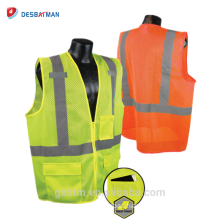 Economy Class 2 Mesh Safety Vest With Pockets For ipad,Great Combination Of Value And Performance